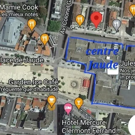 Climatise Place De Jaude Garage Balcon Tv Wifi